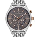 Jacques Philippe Jacques Philippe Gallant JPQGC031246  JPQGC031246 кварцевые мужские часы серый циферблат, браслет нержавеющая сталь — вид спереди