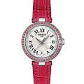 Tissot Tissot Bellissima Small Lady T126.010.66.113.00 Small T1260106611300 кварцевые женские часы серебристый циферблат, браслет кожаный — вид спереди