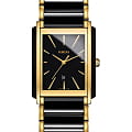 Rado Rado Integral R20968152  R20968152 кварцевые мужские часы черный циферблат, браслет сталь + pvd + керамика — вид спереди