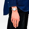 Оригинальные часы Daniel Wellington Daniel Wellington Petite Roman Numerals 5-Link Silver DW00100685 кварцевые калибр механизма  общий вид