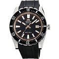 Orient Orient Automatic FAC09003B (FAC09003B0)  FAC09003B0 с ручным заводом мужские часы черный циферблат, браслет каучук — вид спереди