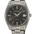 Seiko Seiko Conceptual Series Dress SUR375P1  SUR375P1 кварцевые мужские часы серый циферблат, браслет титановый — вид спереди