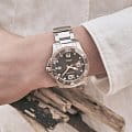 Longines Longines HydroConquest L3.780.3.78.6 мужские часы коричневый циферблат на запястье