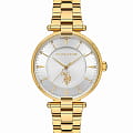 U.S. Polo Assn. U.S. Polo Assn Stile USPA2048-04  USPA2048-04 кварцевые женские часы серебристый циферблат, браслет нержавеющая сталь с ip-покрытием — вид спереди
