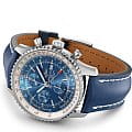 Breitling Breitling Navitimer Chronograph GMT 46 A24322121C1X1, navitimer швейцария мужские часы на браслете кожаный боковой вид
