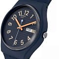 Swatch Swatch Gent Biosourced Standard SO28I700 кварцевые женские часы часы крупный план синий циферблата