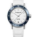 Raymond Weil Raymond Weil Freelancer 2755-S83-30001  2755-S83-30001 механические женские часы  белый циферблат, браслет каучук — вид спереди