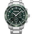 Timberland Timberland Parkman TDWGK0041301  TDWGK0041301 кварцевые мужские часы зеленый циферблат, браслет нержавеющая сталь — вид спереди
