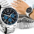 Casio Casio Collection MTP-1374D-2AVDF (MTP-1374D-2A) мужские часы черный циферблат на запястье