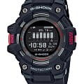 Casio Casio G-Shock GBD-100-1DR (GBD-100-1) G-SQUAD GBD-100-1 электронные мужские часы черный циферблат, браслет пластик — вид спереди