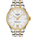 Tissot Tissot Chemin des Tourelles Powermatic 80 Lady T099.207.22.037.00 Chemin des Tourelles T0992072203700 механические женские часы белый циферблат, браслет сталь c pvd покрытием — вид спереди