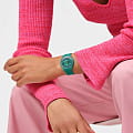 Оригинальные часы Swatch Swatch Gent Biosourced Standard SO28G108 кварцевые калибр механизма  общий вид