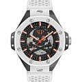 Philipp Plein Philipp Plein The Skull PWPFA0724  PWPFA0724 механические мужские часы черный циферблат, браслет силикон — вид спереди