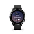 Garmin Garmin Vivoactive 5 010-02862-10 электронные мужские часы часы крупный план  циферблата