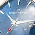 Jacques Philippe Jacques Philippe Planum JPQGS661336 кварцевые мужские часы часы, крупный план синий циферблат