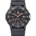 Luminox Luminox Original Navy SEAL XS.3001.EVO.OR.S  XS.3001.EVO.OR.S кварцевые мужские часы черный циферблат, браслет резина — вид спереди