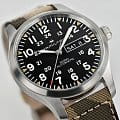 Hamilton Hamilton Khaki Field Day Date Auto H70535031, khaki field швейцария мужские часы на браслете тканевый боковой вид