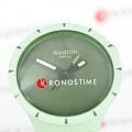 Swatch Swatch Big Bold Bioceramic SB03G100 мужские часы зеленый циферблат на запястье