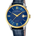 Candino Candino Couple Gents C4708/B  C4708/B кварцевые мужские часы  синий циферблат, браслет кожаный — вид спереди