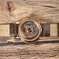 Aviator Aviator Douglas Day-Date V.3.35.2.280.4 механические мужские часы часы крупный план коричневый циферблата