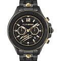 Plein Sport Plein Sport PS6BA0824  PS6BA0824 кварцевые мужские часы черный циферблат, браслет сталь с ip покрытием — вид спереди