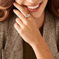 Fossil Fossil Watch Ring ES5247 женские часы золотой циферблат на запястье