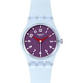 Swatch Swatch Lady LL126  LL126 кварцевые женские часы фиолетовый циферблат, браслет пластик — вид спереди