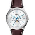 Fossil Fossil Neutra FS5905  FS5905 кварцевые мужские часы перламутровый циферблат, браслет кожаный — вид спереди