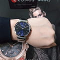 Jacques Lemans Jacques Lemans  1-1998C женские часы синий циферблат на запястье