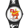Swatch Swatch Gent Biosourced Standart SO28Z107  SO28Z107 кварцевые женские часы  цветной циферблат, браслет силикон — вид спереди