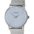 Jacques Lemans Jacques Lemans N-213M  N-213M кварцевые мужские часы голубой циферблат, браслет нержавеющая сталь — вид спереди