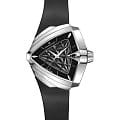Hamilton Hamilton Ventura H24251330  H24251330 кварцевые женские часы черный циферблат, браслет каучук — вид спереди