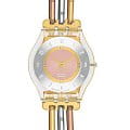 Swatch Swatch Skin SFK240A  SFK240A кварцевые женские часы бежевый циферблат, браслет нержавеющая сталь с pvd-покрытием — вид спереди