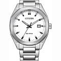 Citizen Citizen Eco-Drive BM7620-83A  BM7620-83A кварцевые мужские часы  белый циферблат, браслет нержавеющая сталь — вид спереди