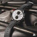 Maurice Lacroix Maurice Lacroix Pontos Chronograph 43mm PT6038-SSL2H-130-A механические мужские часы часы крупный план белый циферблата