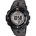 Casio Casio Pro Trek PRW-3000-1E PRW PRW-3000-1E электронные мужские часы серый циферблат, браслет  — вид спереди