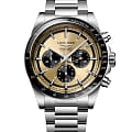 Longines Longines Conquest L3.835.4.32.6  L38354326 механические мужские часы шампань циферблат, браслет нержавеющая сталь — вид спереди