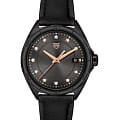 TAG Heuer TAG Heuer Formula 1 WBJ1317.FC8230  WBJ1317.FC8230 кварцевые женские часы черный циферблат, браслет кожаный — вид спереди