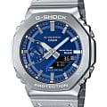 Casio Casio G-Shock GM-B2100AD-2ADR (GM-B2100AD-2A) GM GM-B2100AD-2A электронные мужские часы синий циферблат, браслет нержавеющая сталь — вид спереди