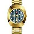 Rado Rado The Original Automatic R12413523 Automatic R12413523 механические мужские часы синий циферблат, браслет нержавеющая сталь с pvd-покрытием — вид спереди