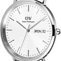 Daniel Wellington Daniel Wellington Classic Day Display Sheffield Silver DW00100832 , наручные мужские часы фото под углом