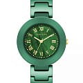 Anne Klein Anne Klein 4036GMGN  4036GMGN кварцевые женские часы зеленый циферблат, браслет керамика — вид спереди