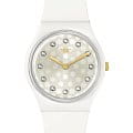 Swatch Swatch Gent Bioceramic Standard SO31W109 кварцевые женские часы часы крупный план белый циферблата