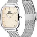 Daniel Wellington Daniel Wellington Marlon Sterling Linen DW00100814,  швеция женские часы на браслете нержавеющая сталь боковой вид