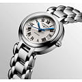 Longines Longines PrimaLuna L8.111.4.71.6 механические женские часы часы крупный план серебристый циферблата
