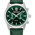 Timberland Timberland Northbridge TDWGF0041203  TDWGF0041203 кварцевые мужские часы  зеленый циферблат, браслет кожаный — вид спереди