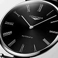 Longines Longines La Grande Classique  L4.918.4.51.2 мужские часы черный циферблат на запястье