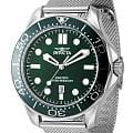 Invicta Invicta Specialty IN45980  IN45980 кварцевые мужские часы  зеленый циферблат, браслет нержавеющая сталь — вид спереди