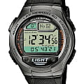 Casio Casio Collection W-734-1A  W-734-1A кварцевые мужские часы голубой циферблат, браслет пластик — вид спереди
