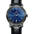 Rado Rado Diamaster R14806206 Automatic R14806206 механические мужские часы синий циферблат, браслет кожаный — вид спереди